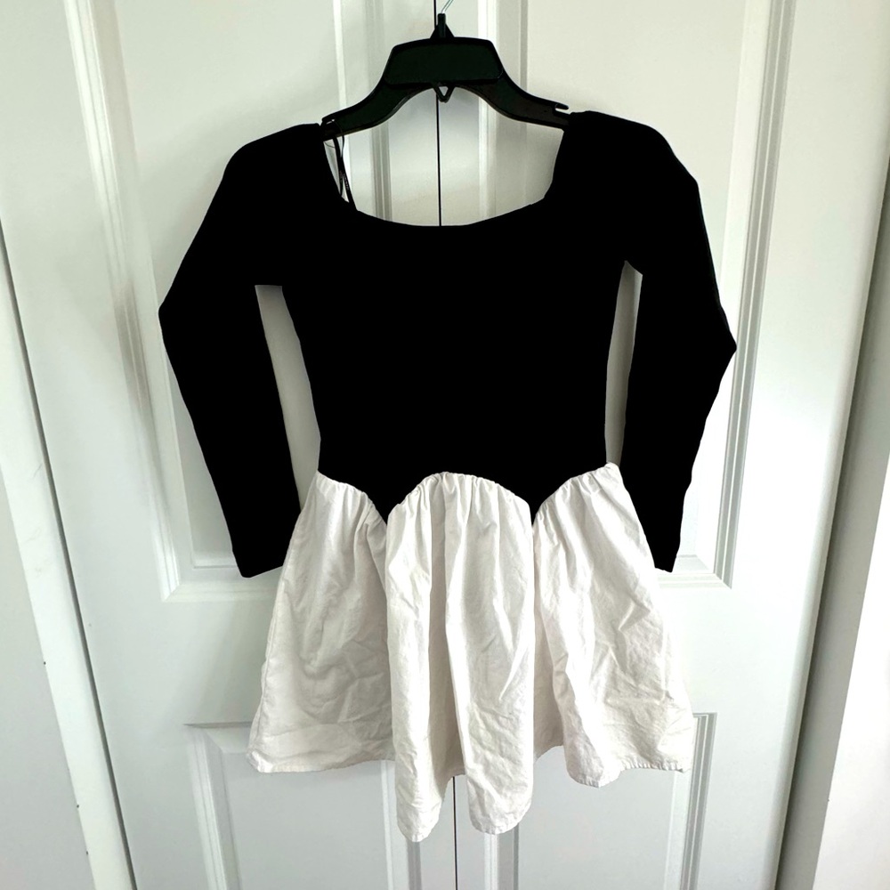 Forever 21 Two Tone Mini Dress with Sleeves